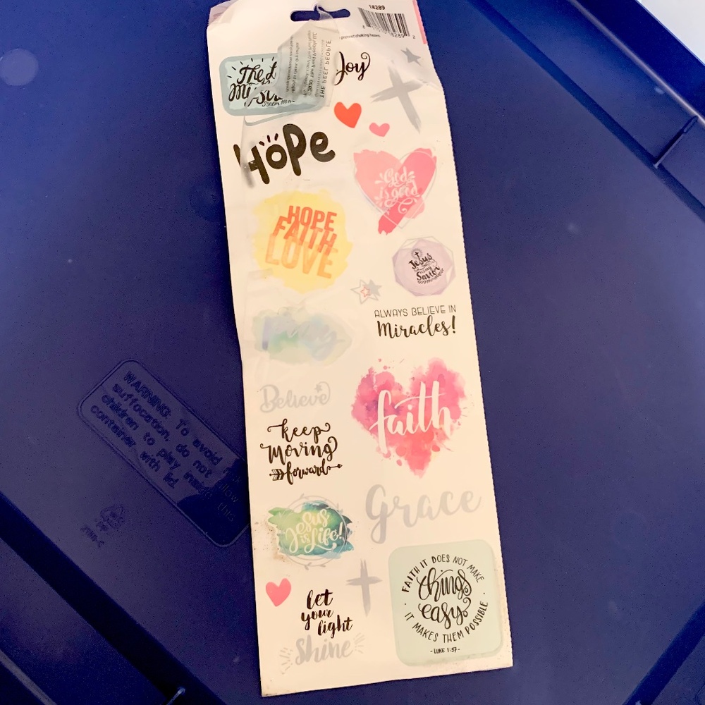 Faith Based Stickers, Christian, Jesus NWT
